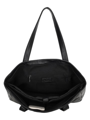 Charm Shopper "Liberty" in Schwarz - (B)43 x (H)34 x (T)12 cm