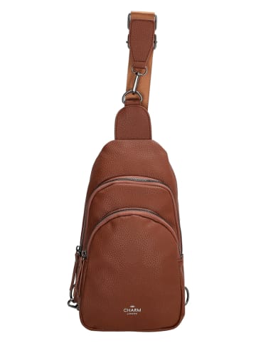 Charm Saszetka "New York" w kolorze brązowym - 16 x 29 x 7 cm