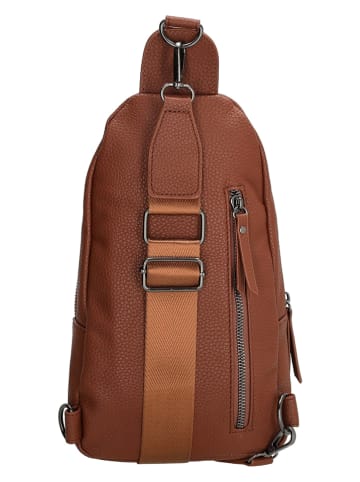 Charm Saszetka "New York" w kolorze brązowym - 16 x 29 x 7 cm