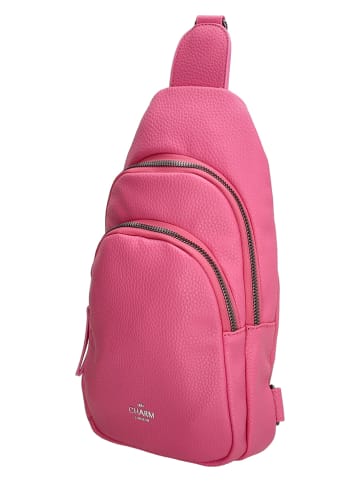 Charm Brustbeutel "New York" in Pink - (B)16 x (H)29 x (T)7 cm