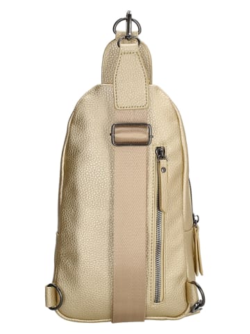 Charm Brustbeutel "New York" in Beige - (B)16 x (H)29 x (T)7 cm