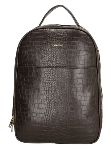 Charm Rucksack "Midwood" in Braun - (B)28 x (H)38 x (T)10 cm