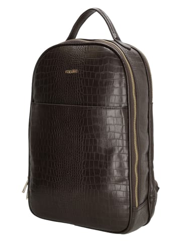 Charm Rucksack "Midwood" in Braun - (B)28 x (H)38 x (T)10 cm