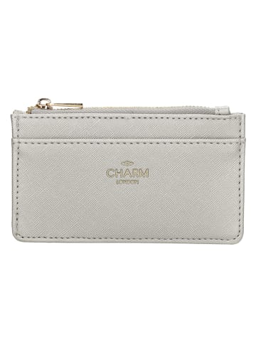 Charm Portfel "Birmingham" w kolorze srebrnym - 13,5 x 7,5 x 0,5 cm