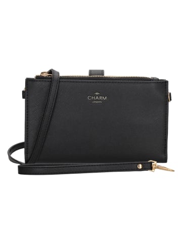 Charm Geldbörse "Birmingham" in Schwarz - (B)18,5 x (H)12 x (T)3 cm