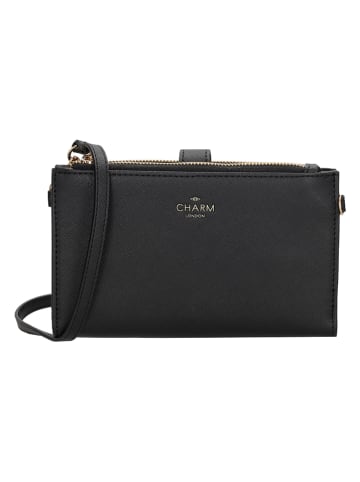 Charm Geldbörse "Birmingham" in Schwarz - (B)18,5 x (H)12 x (T)3 cm