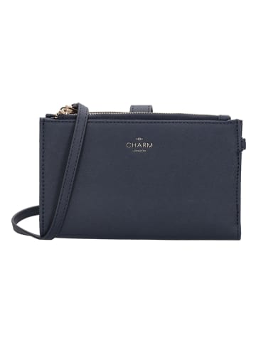 Charm Geldbörse "Birmingham" in Dunkelblau - (B)18,5 x (H)12 x (T)3 cm
