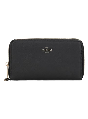 Charm Geldbörse "Birmingham" in Schwarz - (B)18 x (H)10 x (T)2,5 cm