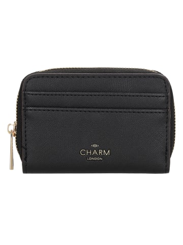 Charm Portfel "Birmingham" w kolorze czarnym - 12,5 x 8,5 x 2,5 cm