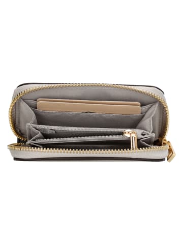 Charm Portfel "Birmingham" w kolorze srebrnym - 12,5 x 8,5 x 2,5 cm