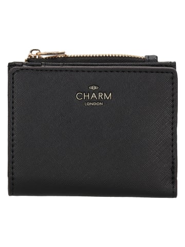 Charm Geldbörse "Birmingham" in Schwarz - (B)11,5 x (T)2,5 cm