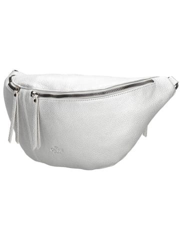 Charm Brustbeutel "New York" in Silber - (B)39 x (H)20 x (T)12 cm