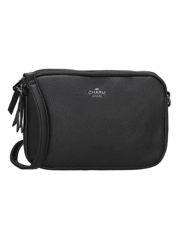 Charm Torebka "New York" w kolorze czarnym - 21 x 14 x 8 cm