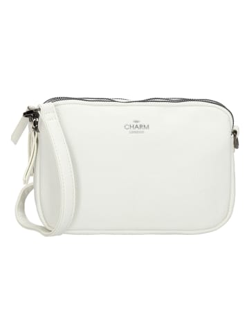 Charm Umhängetasche "New York" in Weiß - (B)21 x (H)14 x (T)8 cm