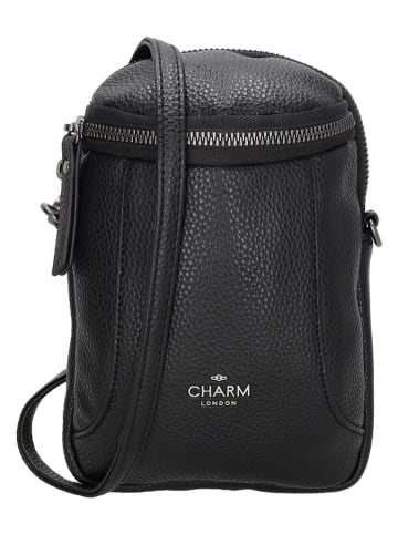 Charm Torebka "New York" w kolorze czarnym - 13 x 19 x 8 cm