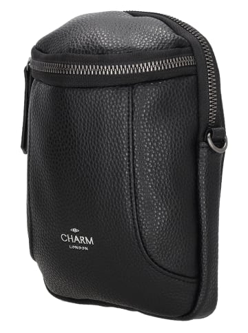 Charm Umhängetasche "New York" in Schwarz - (B)13 x (H)19 x (T)8 cm