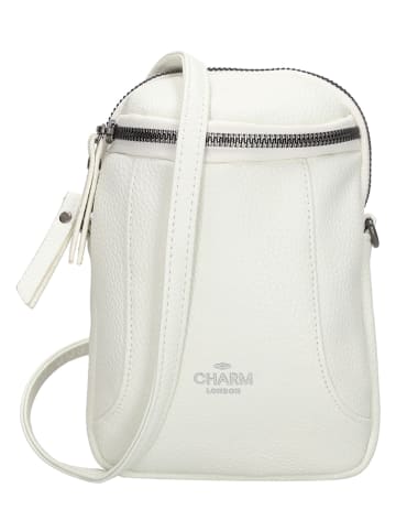 Charm Torebka "New York" w kolorze białym - 13 x 19 x 8 cm