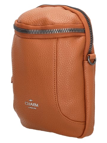 Charm Umhängetasche "New York" in Cognac - (B)13 x (H)19 x (T)8 cm