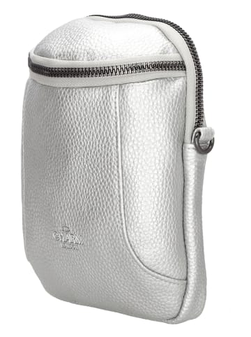 Charm Umhängetasche "New York" in Silber - (B)13 x (H)19 x (T)8 cm