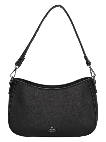 Charm Schultertasche "New York" in Schwarz - (B)27 x (H)18 x (T)7 cm