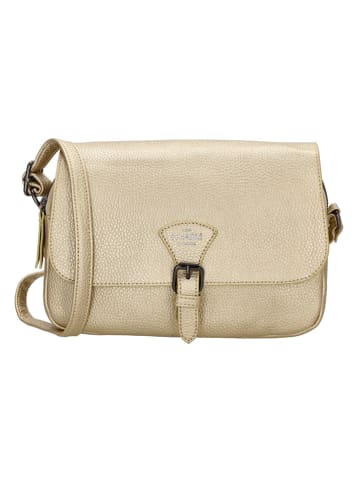 Charm Umhängetasche "New York" in Beige/ Gold - (B)26 x (H)18 x (T)8 cm