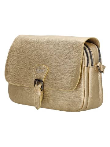 Charm Torebka "New York" w kolorze złoto-beżowym - 26 x 18 x 8 cm