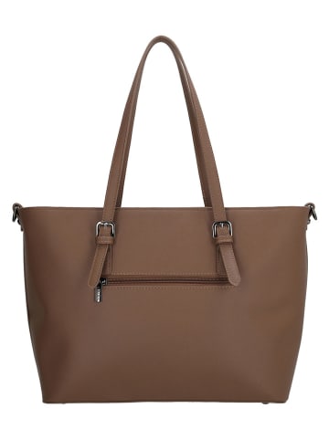 Charm Shopper "Birmingham" in Hellbraun - (B)41 x (H)27 x (T)14 cm