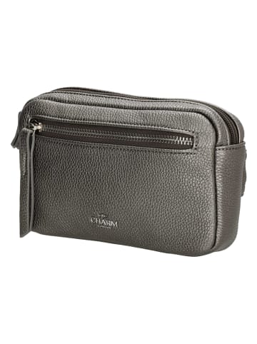 Charm Gürteltasche "Stratford" in Grau - (B)18 x (H)11 x (T)3,5 cm