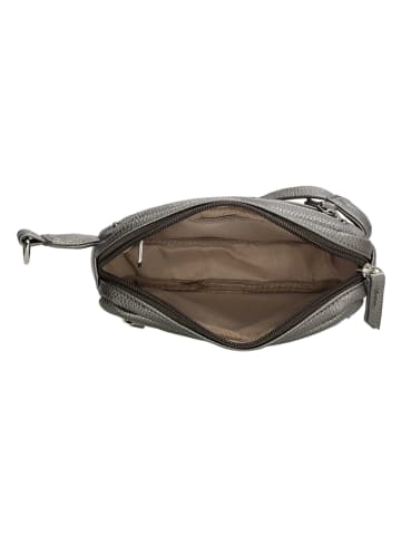 Charm Saszetka "Stratford" w kolorze szarym - 18 x 11 x 3,5 cm