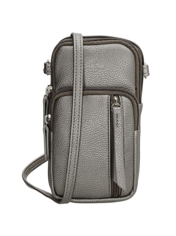 Charm Handytasche "Stratford" in Grau - (B)10 x (H)18 x (T)4 cm