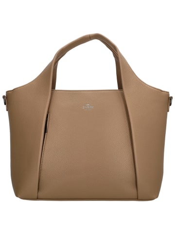 Charm Henkeltasche "Mulberry street" in Hellbraun - (L)40,5 x (H)26,5 x (T)14 cm