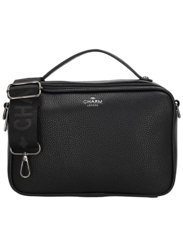 Charm Umhängetasche "Mulberry street" in Schwarz - (L)23 x (H)17 x (T)7,5 cm