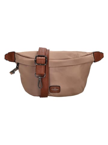 Charm Gürteltasche in Hellbraun - (B)22 x (H)14 x (T)6 cm