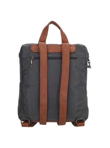 Charm Rucksack "Buckingham" in Grau - (B)26,5 x (H)29 x (T)7,5 cm