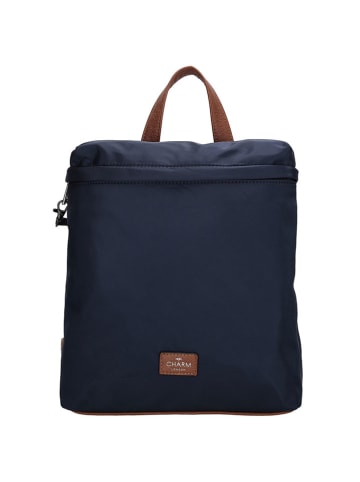 Charm Rucksack "Buckingham" in Dunkelblau - (B)26,5 x (H)29 x (T)7,5 cm