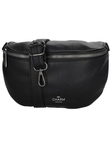 Charm Saszetka w kolorze czarnym - 22 x 14 x 6 cm