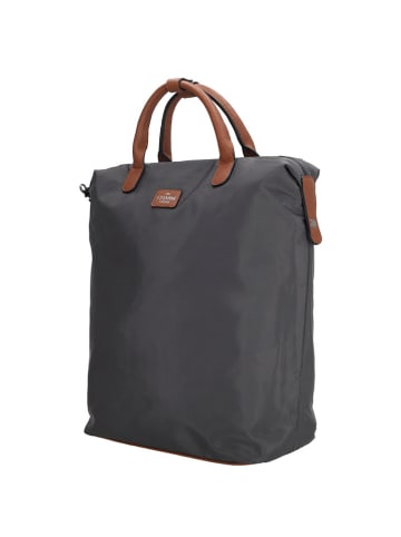 Charm Rucksack "Buckingham" in Grau - (B)28 x (H)40 x (T)13 cm