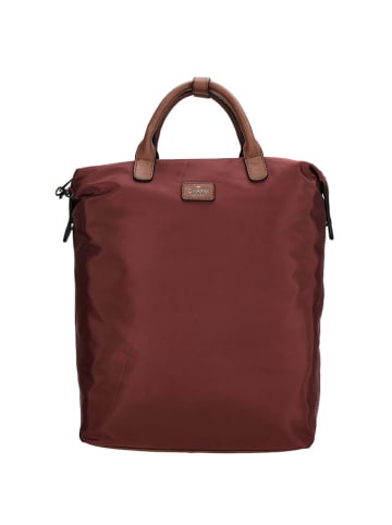 Charm Rucksack "Buckingham" in Rot - (B)28 x (H)40 x (T)13 cm