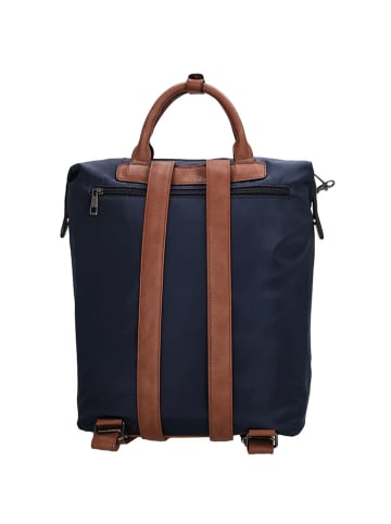 Charm Rucksack "Buckingham" in Dunkelblau - (B)28 x (H)40 x (T)13 cm