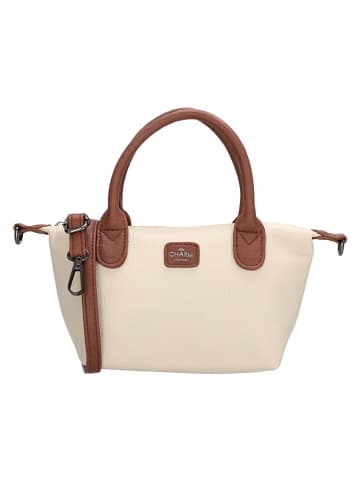 Charm Henkeltasche "Buckingham Palace" in Beige - (B)20 x (H)13 x (T)9 cm