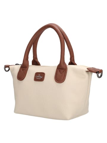 Charm Henkeltasche "Buckingham Palace" in Beige - (B)20 x (H)13 x (T)9 cm
