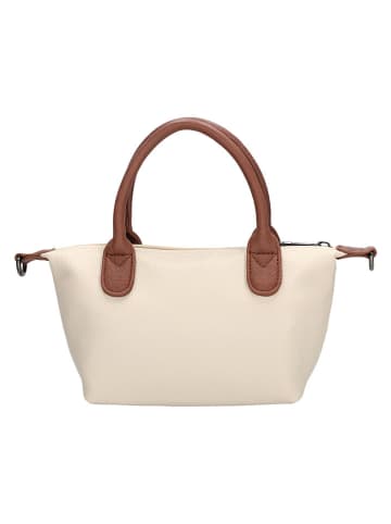 Charm Torebka "Buckingham Palace" w kolorze beżowym - 20 x 13 x 9 cm