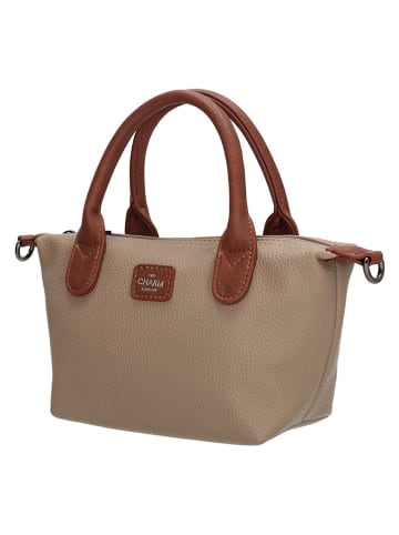 Charm Henkeltasche "Buckingham Palace" in Beige - (B)20 x (H)13 x (T)9 cm