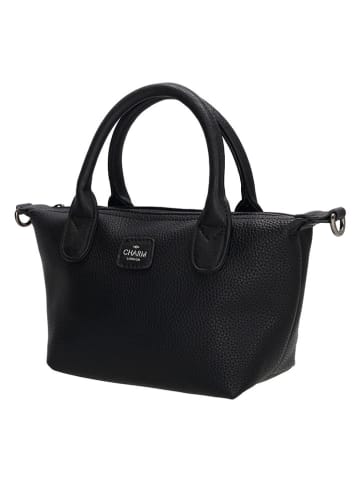 Charm Henkeltasche in Schwarz - (B)20 x (H)13 x (T)9 cm