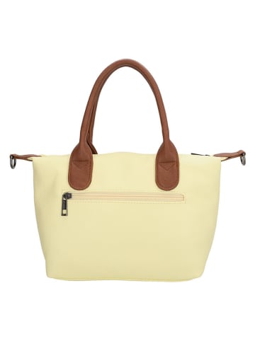 Charm Henkeltasche "Buckingham Palace" in Gelb - (B)30 x (H)20 x (T)11 cm