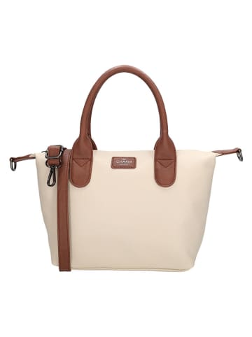 Charm Henkeltasche "Buckingham Palace" in Beige - (B)30 x (H)20 x (T)11 cm