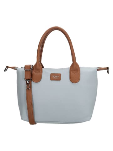 Charm Henkeltasche "Buckingham Palace" in Hellblau - (B)30 x (H)20 x (T)11 cm