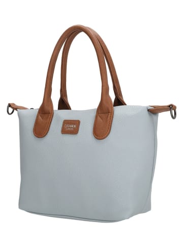 Charm Henkeltasche "Buckingham Palace" in Hellblau - (B)30 x (H)20 x (T)11 cm