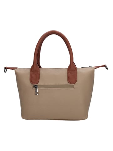 Charm Henkeltasche "Buckingham Palace" in Beige - (B)30 x (H)20 x (T)11 cm