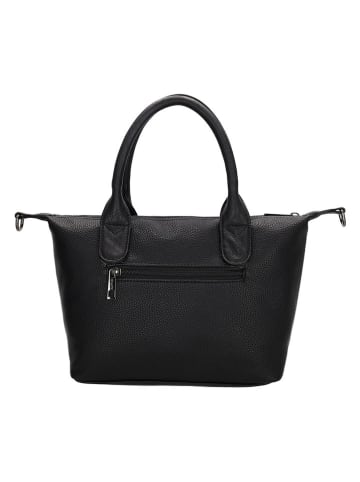 Charm Henkeltasche in Schwarz - (B)30 x (H)20 x (T)11 cm